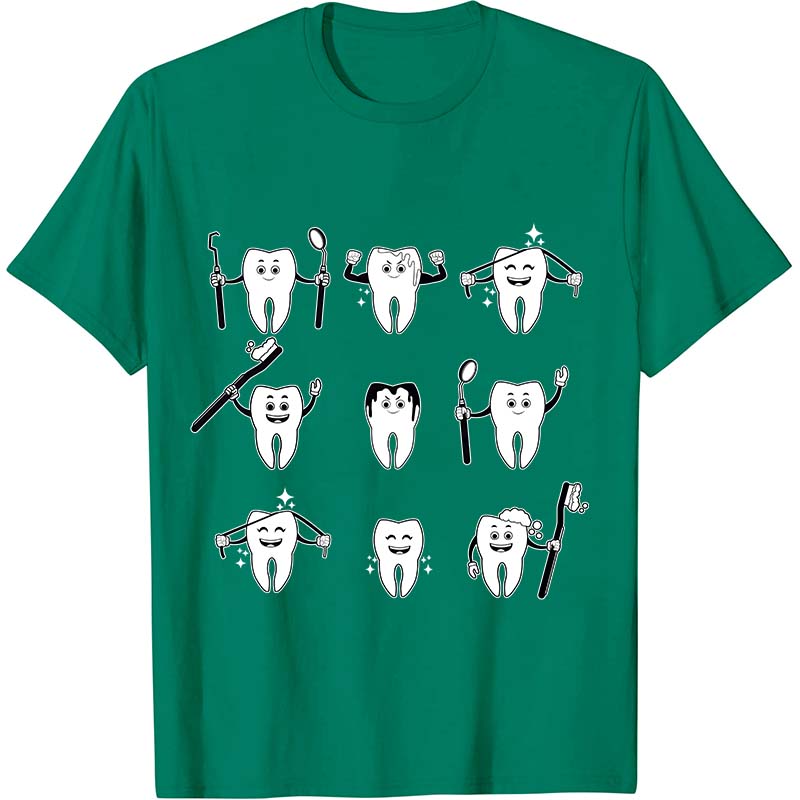 Remember To Brush Your Teeth Happy Teeth Nurse T-Shirt