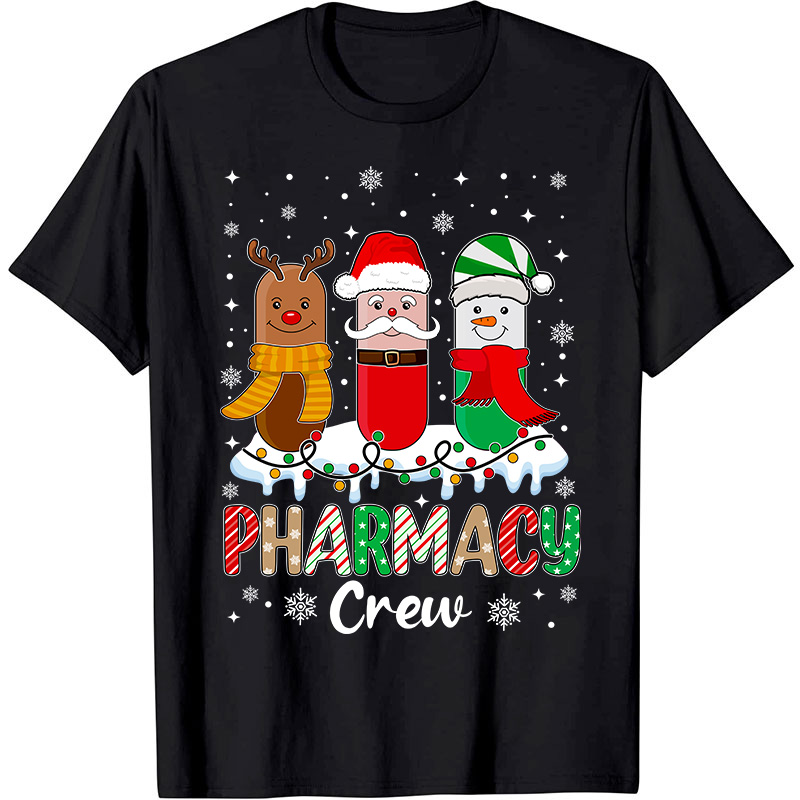 Pharmacy Crew At Your Service Nurse T-Shirt