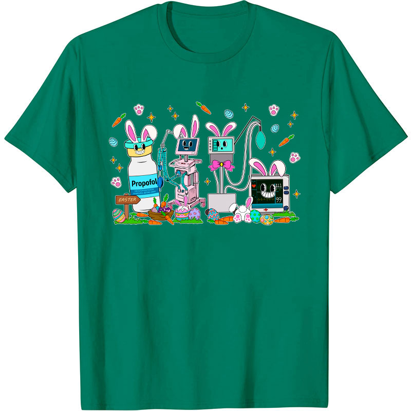 Easter Bunny Crew Nurse T-Shirt