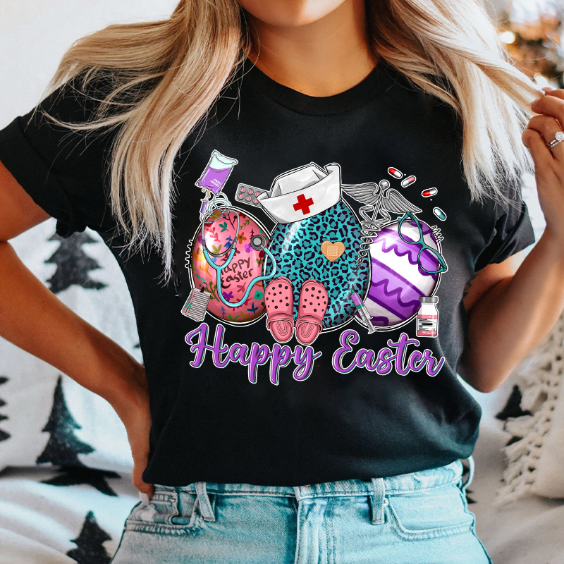 Happy Easter Egg Nurse T-Shirt