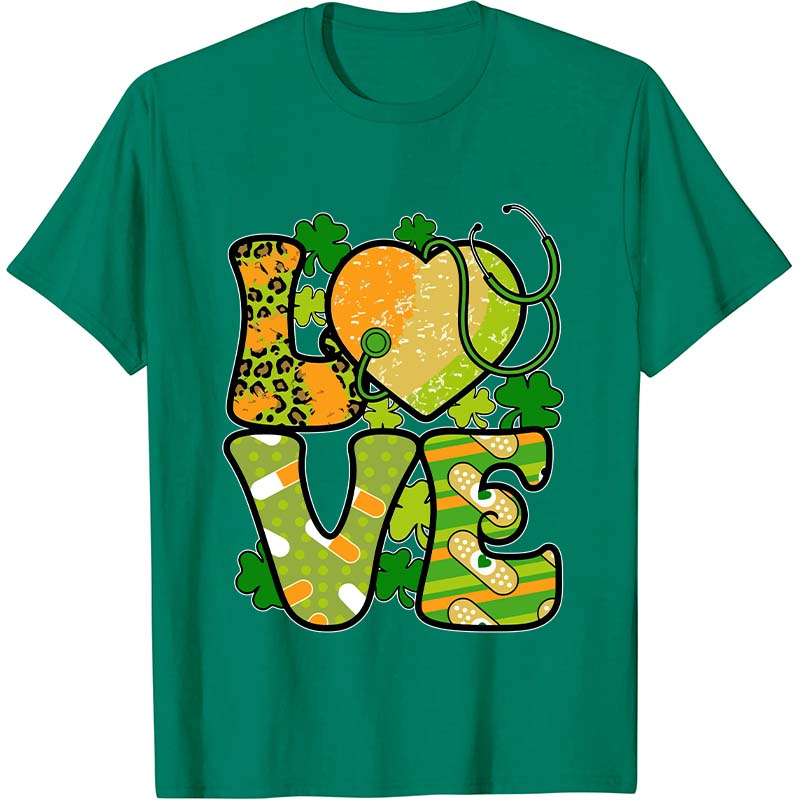 St.Patricks Love Nurse T-Shirt