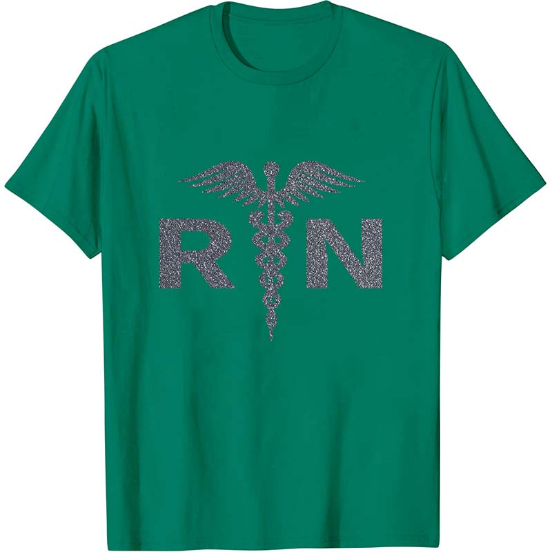 Glitter Registered Nurse T-Shirt