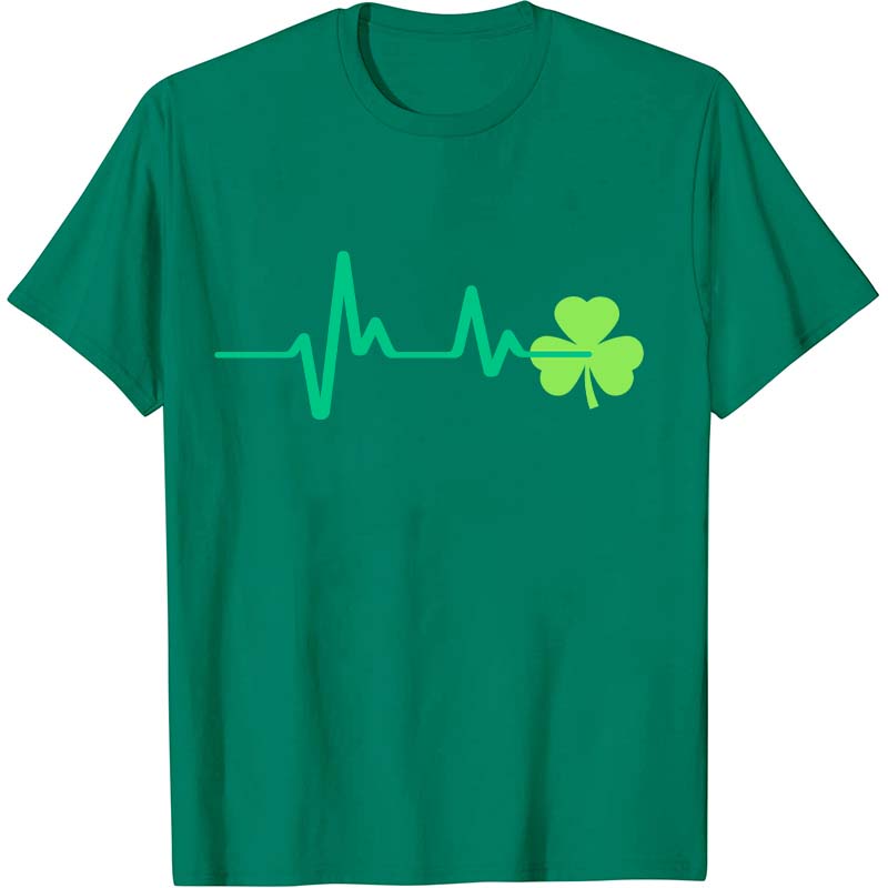 St. Patrick’s Day Lucky Heartrbeat Nurse T-Shirt