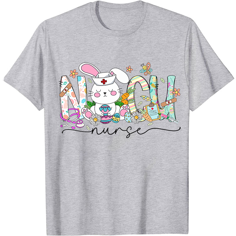 NICU Easter Bunny Nurse T-Shirt