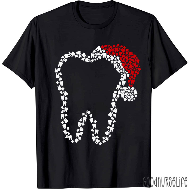 Small Teeth Make Up Big Tooth Christmas Nurse T-Shirt