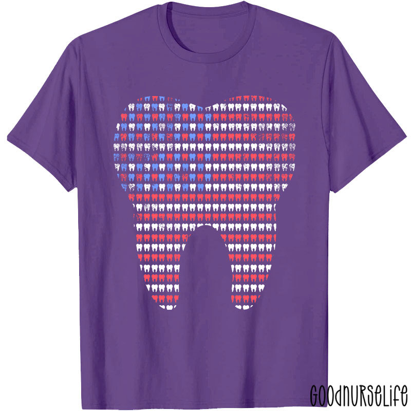 4th Of July Dental Hygienist Patriotic Nurse T-shirt