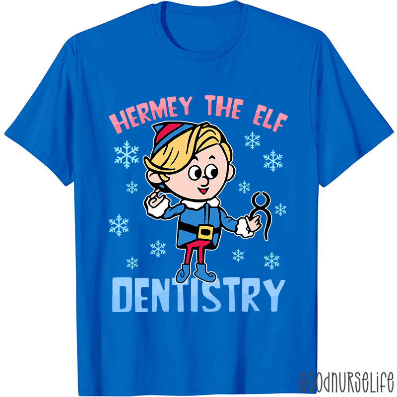 Hermey The Elf Dentistry Snowflake Nurse T-shirt