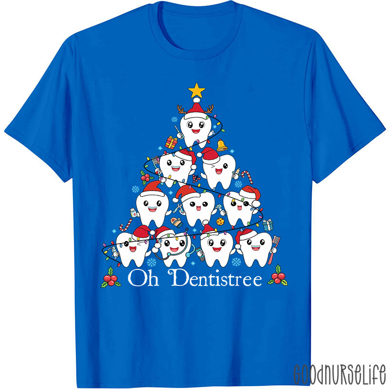 Oh Dentistree Cute Teeth Nurse T-shirt