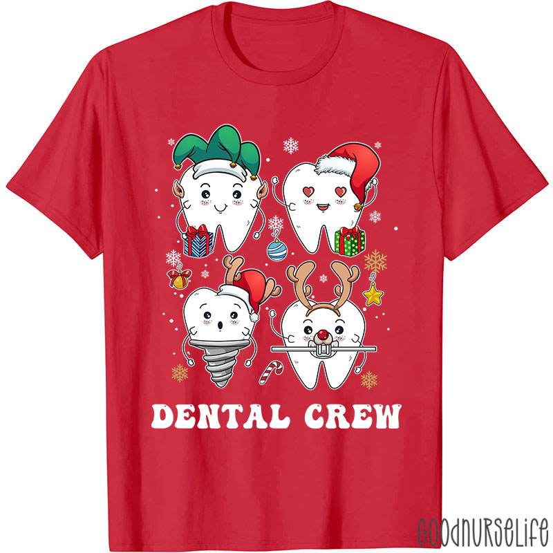 Christmas Dental Crew Nurse T-shirt