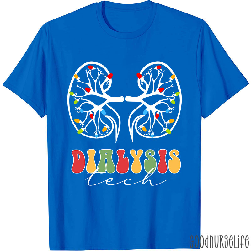 Christmas Dialysis Tech Nurse T-shirt