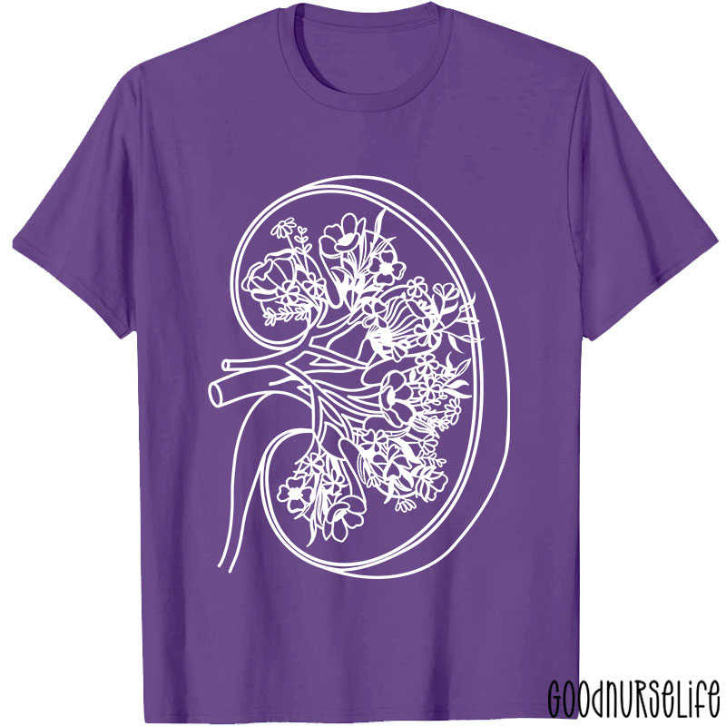 Florescent Kidney Nurse T-Shirt