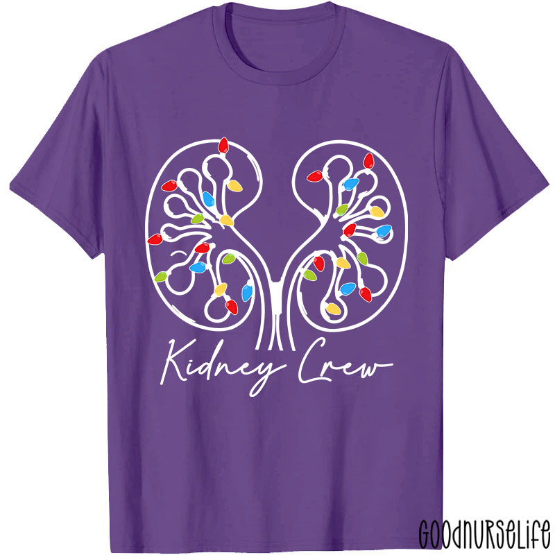 Christmas Kidney Crew Nurse T-shirt