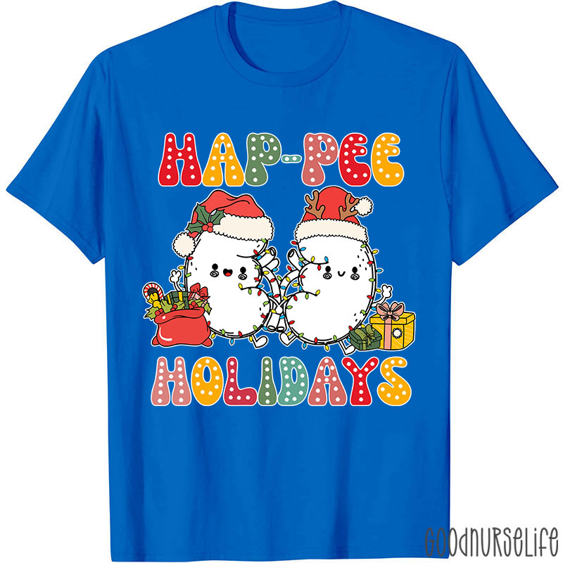 Happee Holidays Kidney Nurse T-shirt