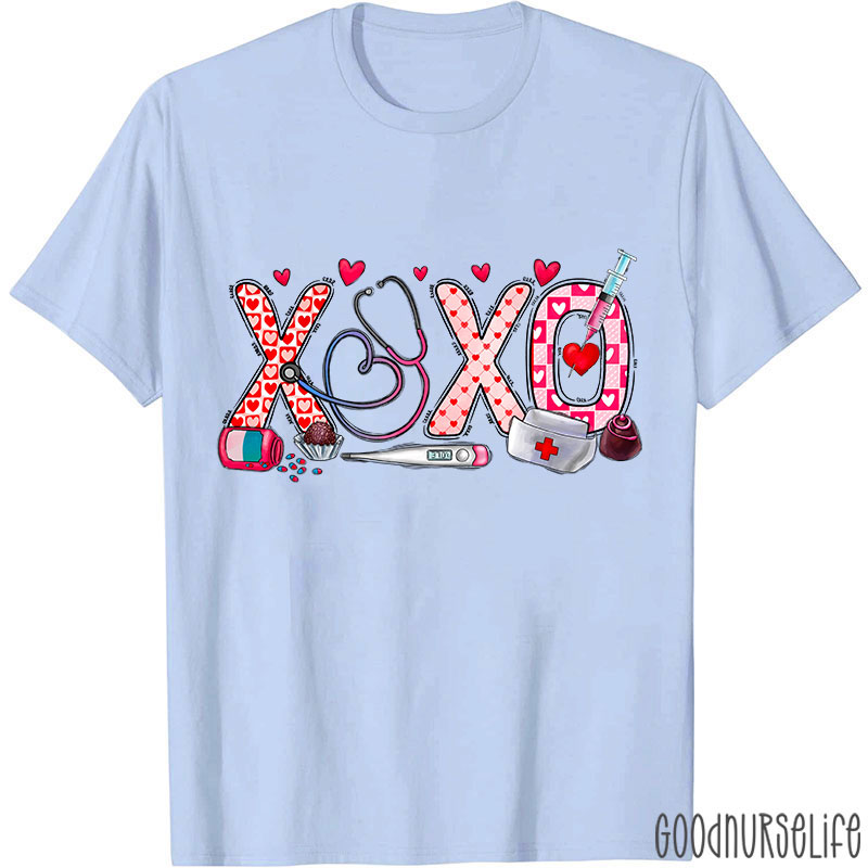 XOXO Happy Valentines Nurse T-Shirt