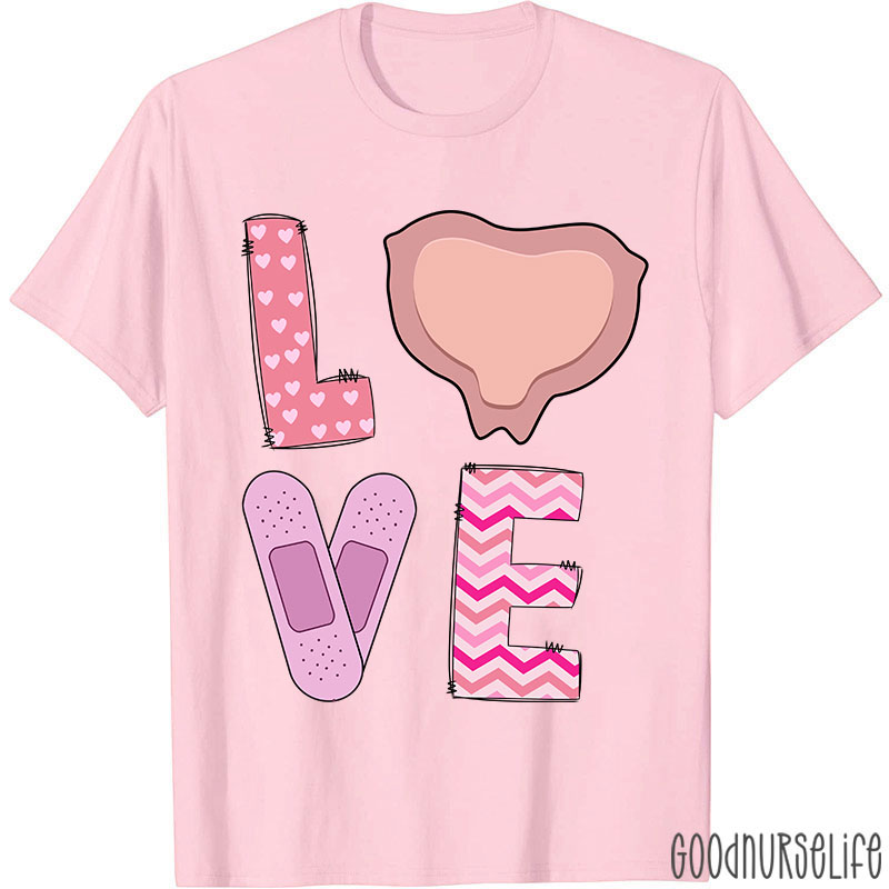 Wound Care Love Nurse T-Shirt