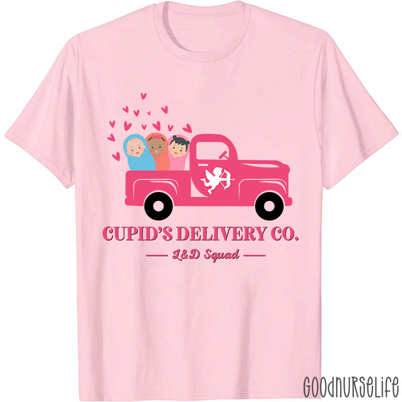 Cupid's Delivery Co Nurse T-Shirt