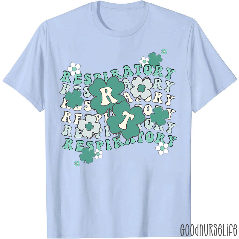 Clover Respiratory RT Nurse T-Shirt