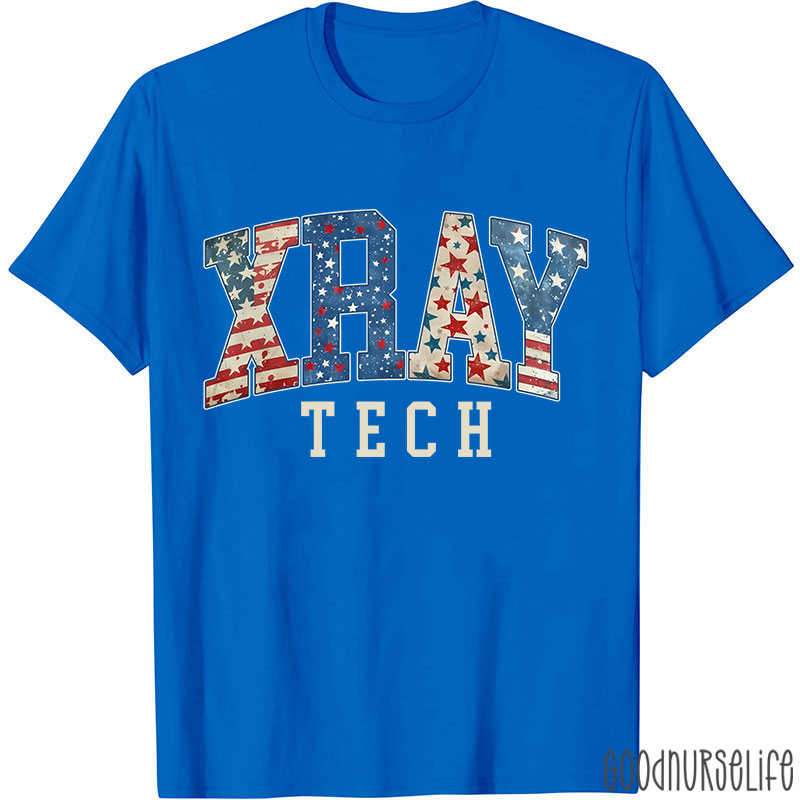 Xray Tech Radiology 4th Of July T-Shirt