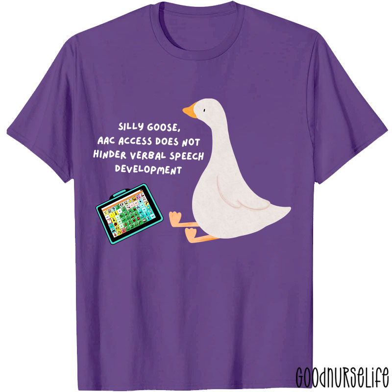 Comfort Colors Silly Goose Speech Therapist T-Shirt