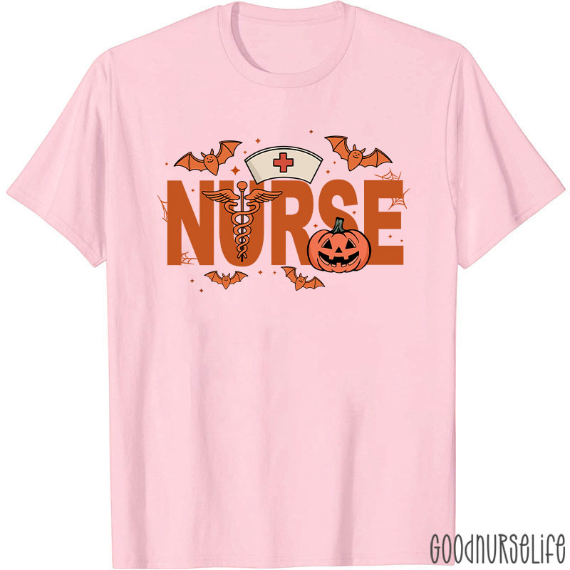 Spooky Season Halloween Nurse T-Shirt