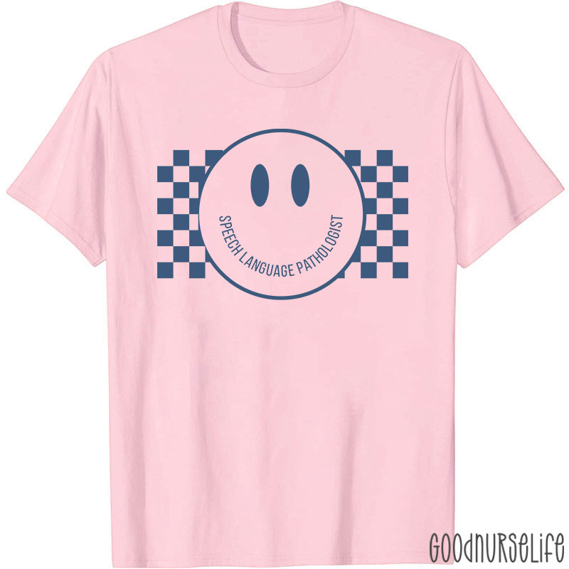 Speech Language Pathologist Smiley Face T-Shirt