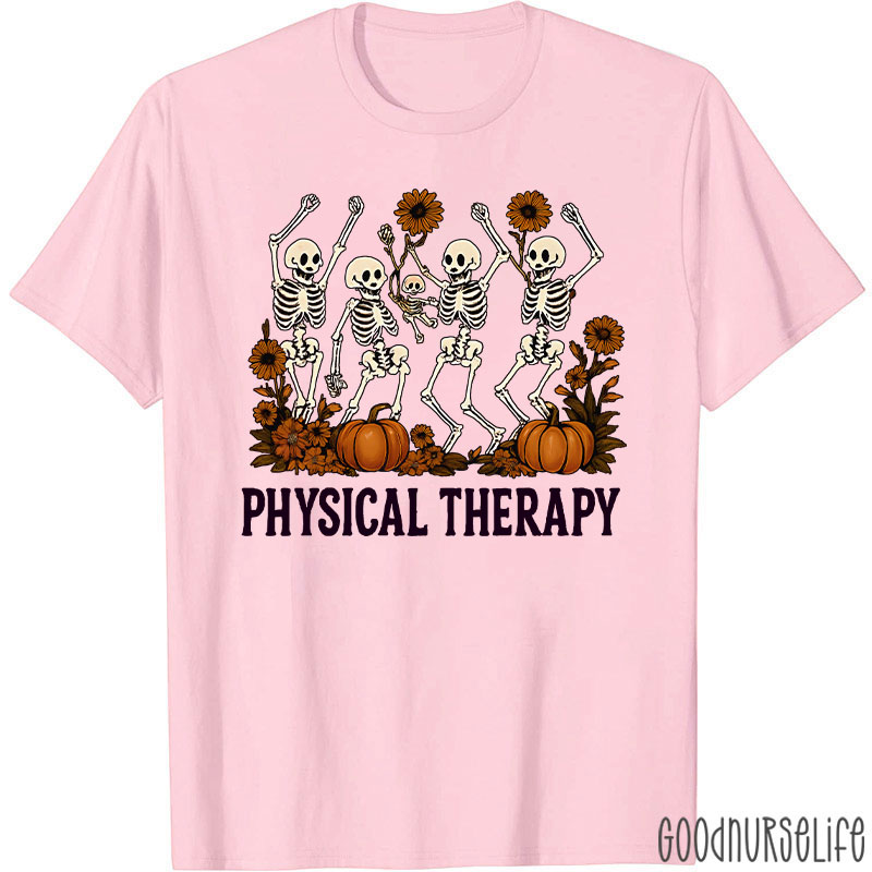 Skeleton Family Physical Therapy T-Shirt