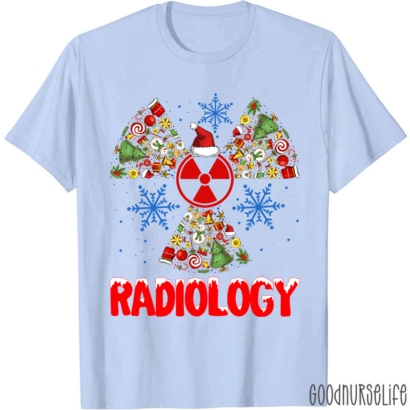 Radiology Christmas Icons Radiology T-shirt