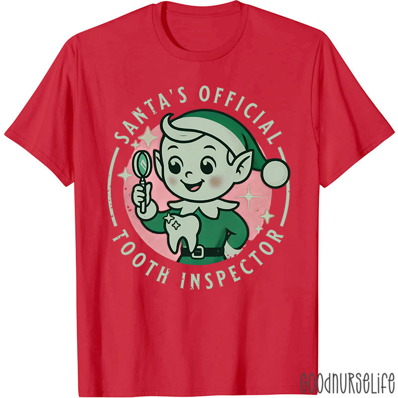 Santa's Official Tooth Inspector T-Shirt