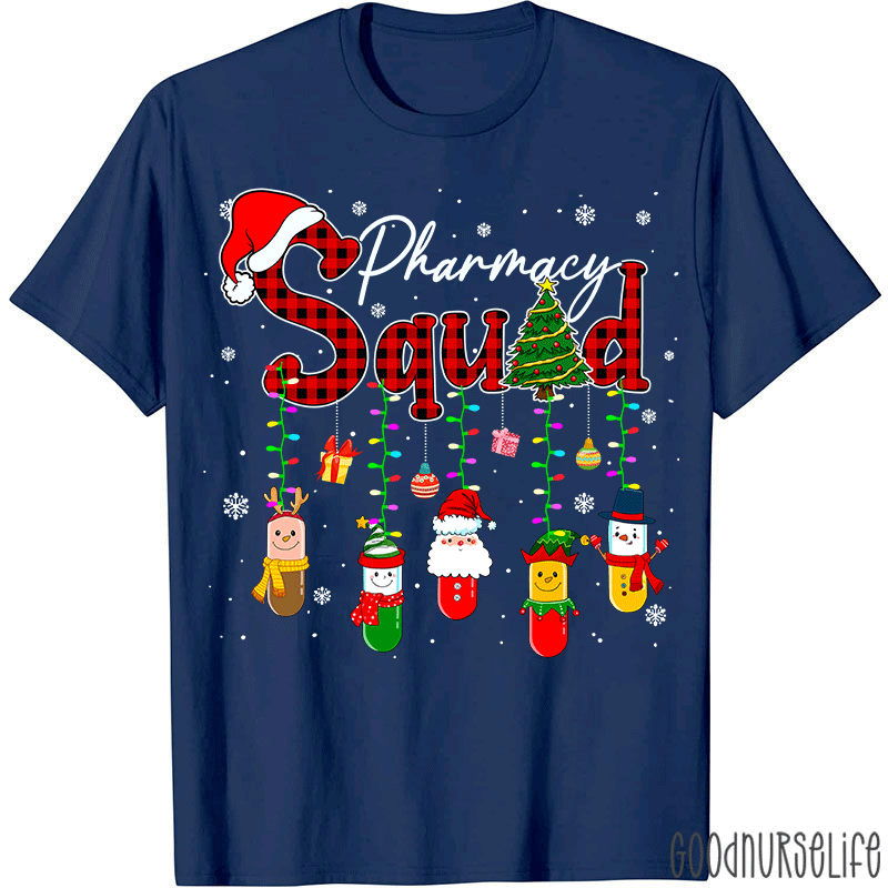 Christmas Pharmacy Squad Nurse T-shirt