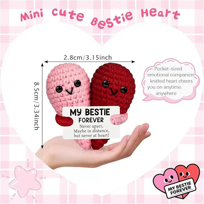 Positive Crochet Heart