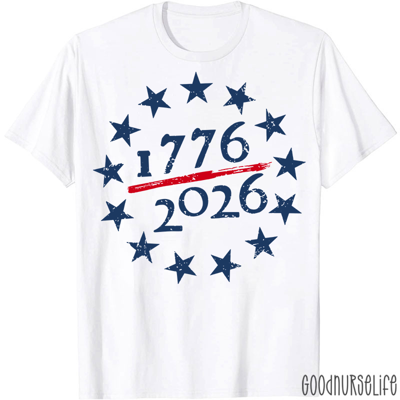 USA 250th Anniversary Nurse T-Shirt