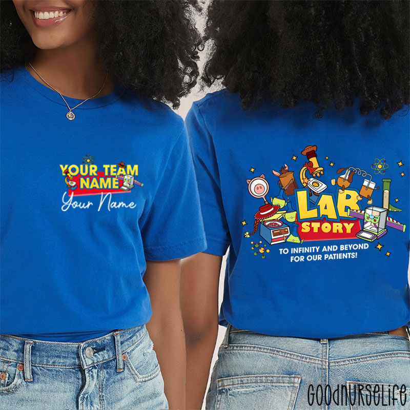 Personalized Laboratory Team Lab Week 2026 Two Sided T-Shirt