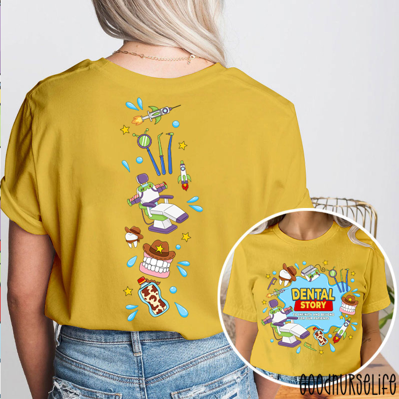 To Infinity And Beyond For Our Patients Dental Story Two Sided T-Shirt