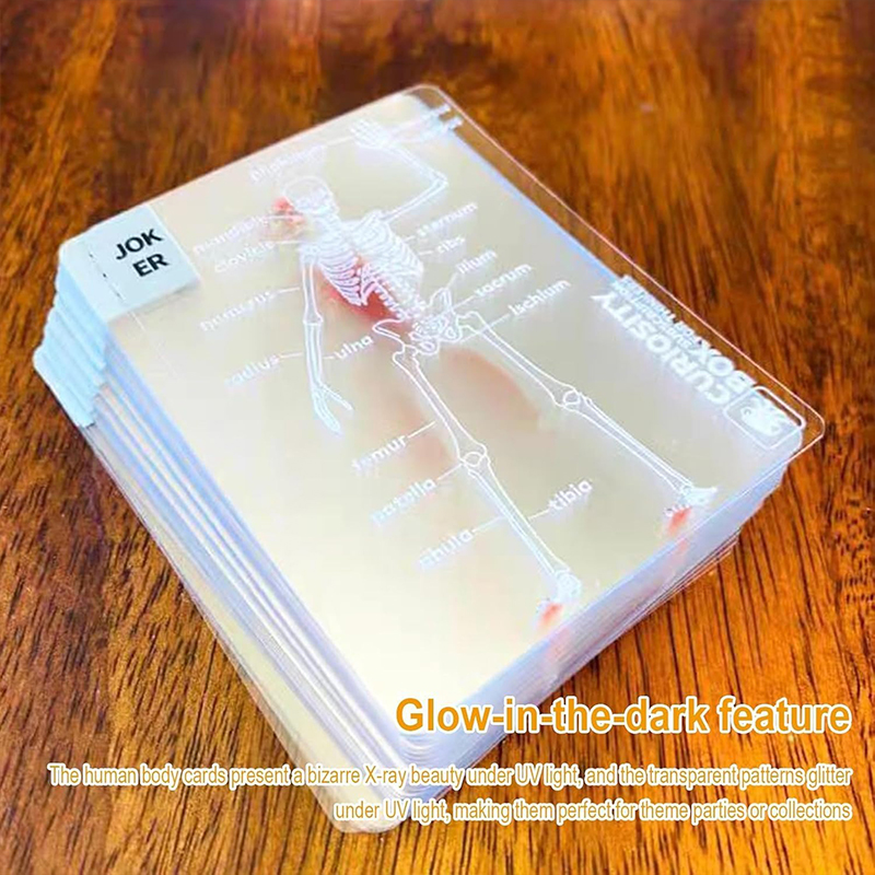 The Body Deck Transparent Anatomy Playing Cards