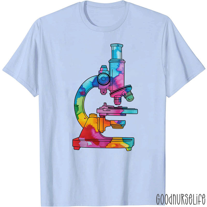 Tie Tye Style Microscope T-shirt