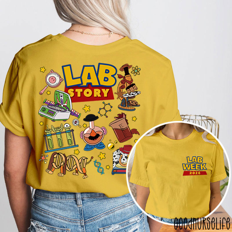 Laboratory Team Lab Story Lab Week 2026 Two Sided T-Shirt