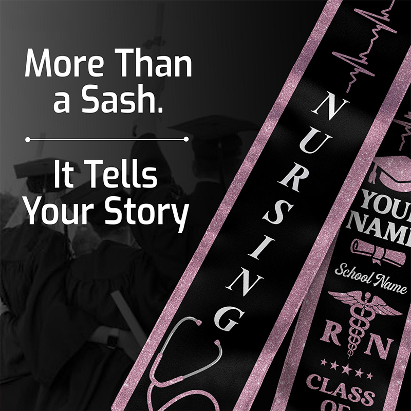 Personalized Nursing Graduation Stole