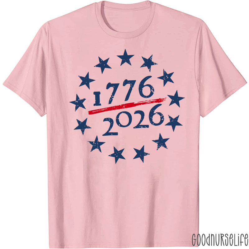 USA 250th Anniversary Nurse T-Shirt