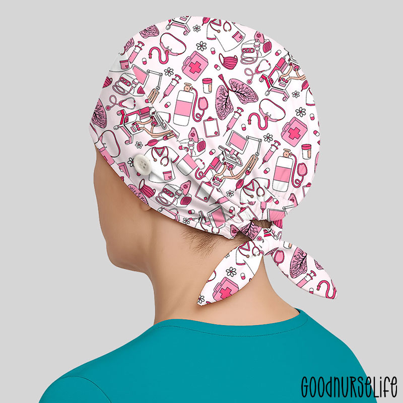 Take A Deep Breath Nurse Scrub Cap