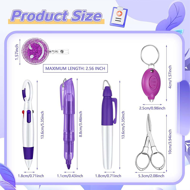 Glitter Smiley Nurse Badge Reel