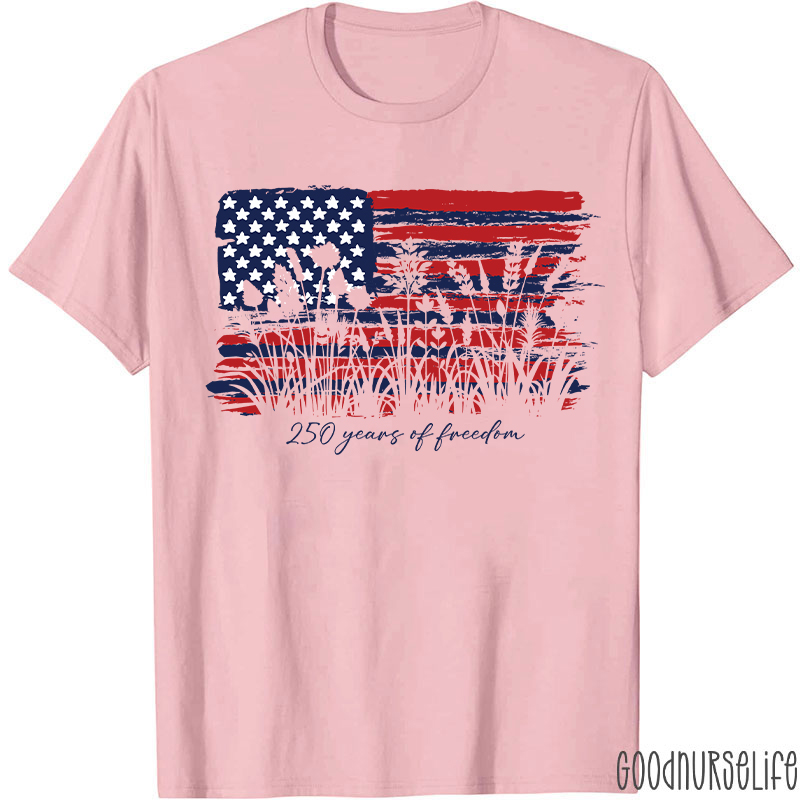 Land Of The Free Home Of The Brave Nurse T-Shirt