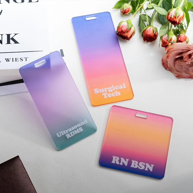 Personalized Gradient Badge Buddy