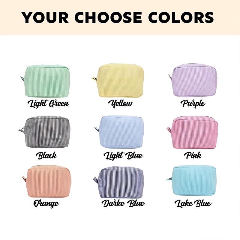 Personalized Nurse Faux Embroidery Medical Makeup Bag