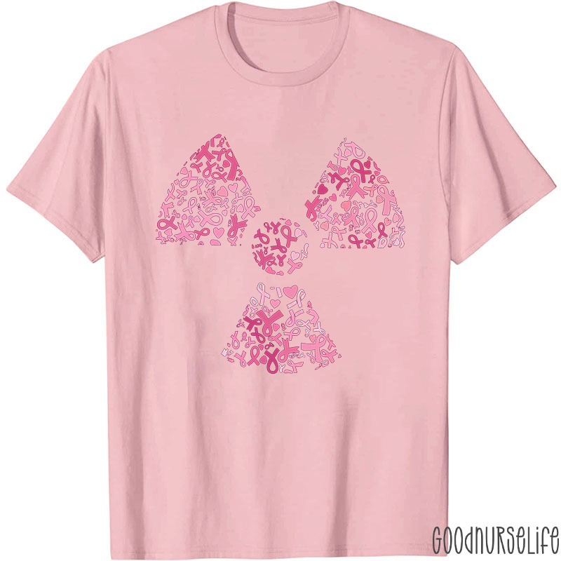 Breast Cancer Awareness Radiation Symbol T-Shirt