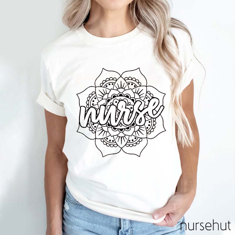 Bloom Like A Flower Nurse T-Shirt