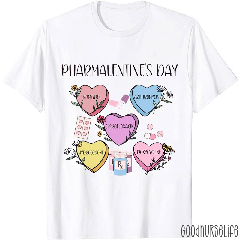 Pharmacy Valentine Pharmalentine's Day T-Shirt