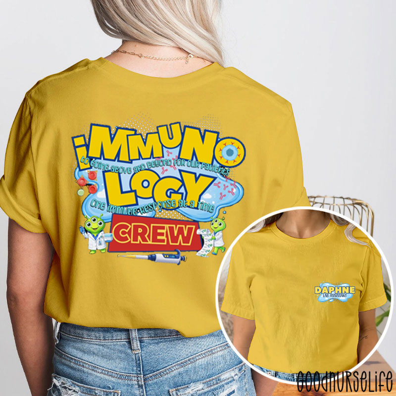 Personalized Lab Week Lab Tech Two Sided T-Shirt