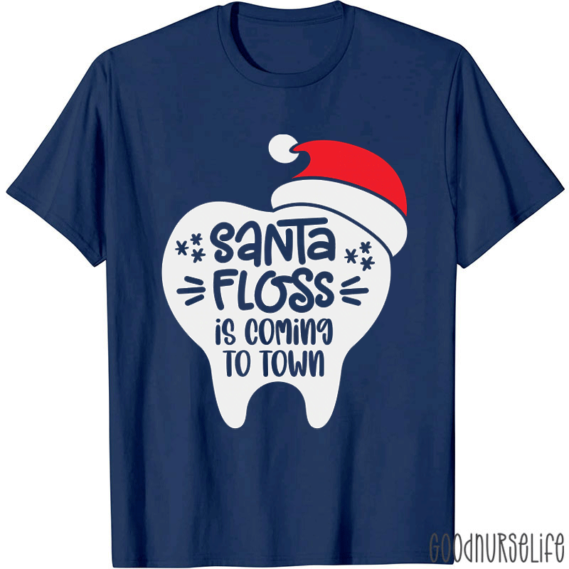Santa Floss Is Coming To Town T-Shirt