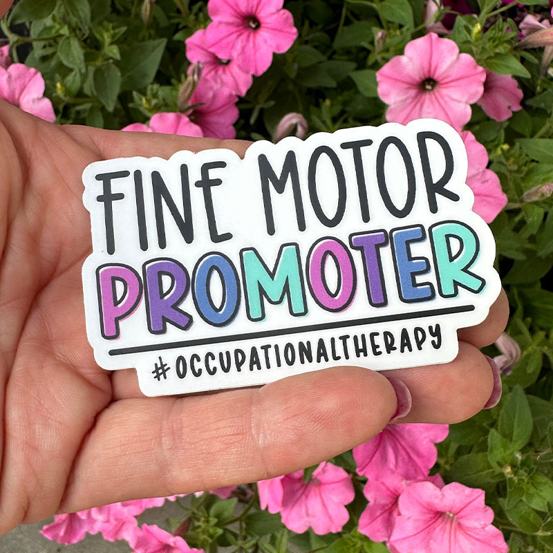 Fine Motor Promoter Nurse Stickers