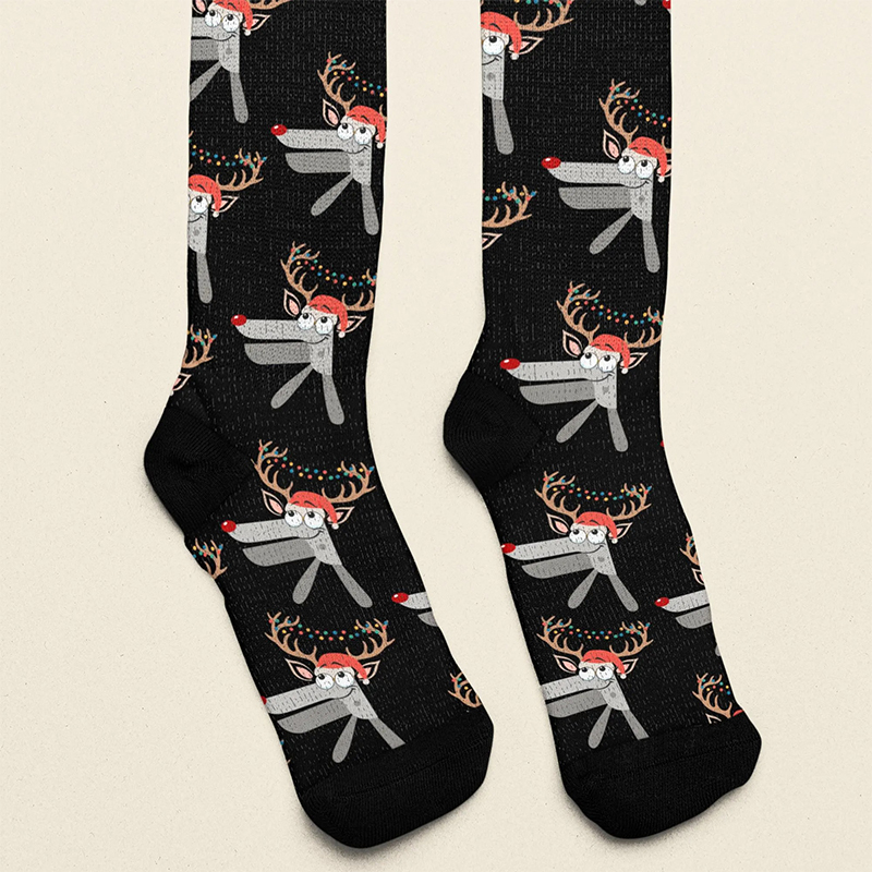 OBGYN Christmas Reindeer Speculum Socks